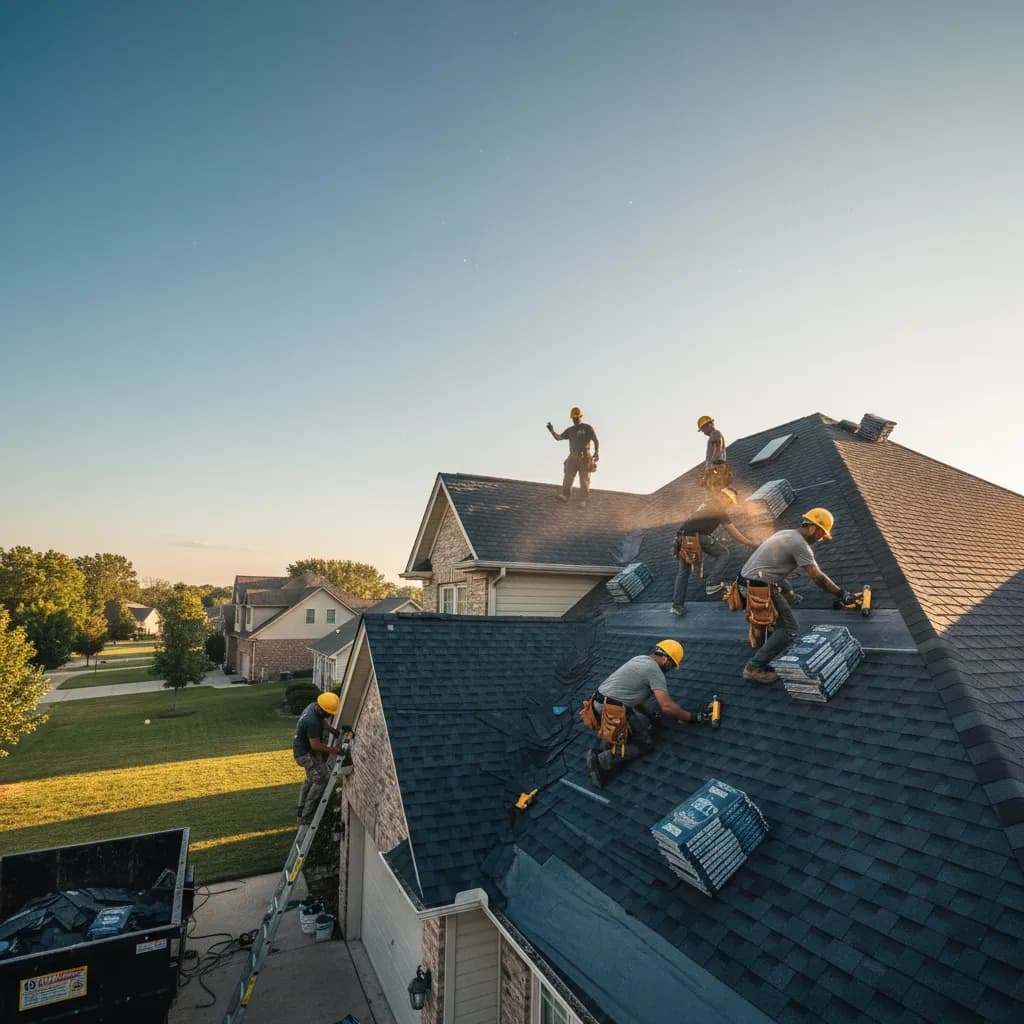 Roofing industry visual
