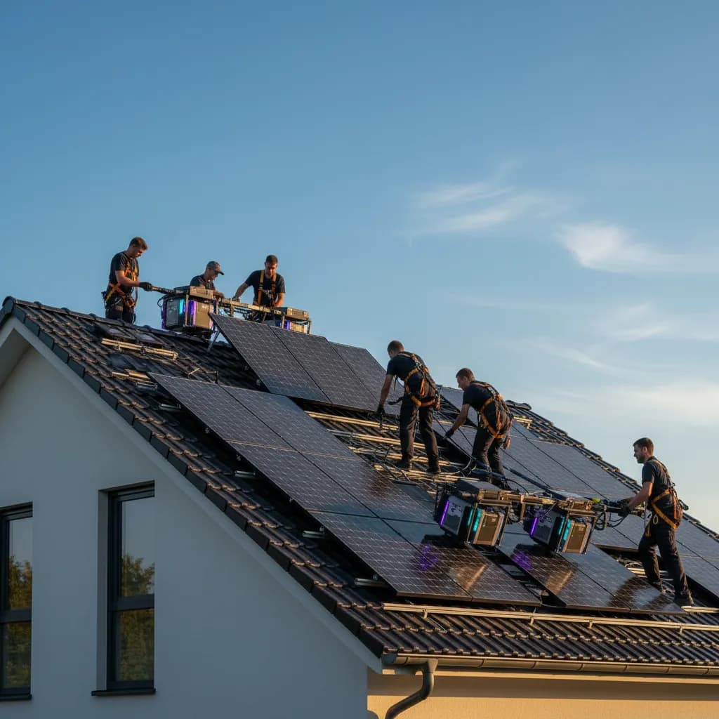 Solar industry visual