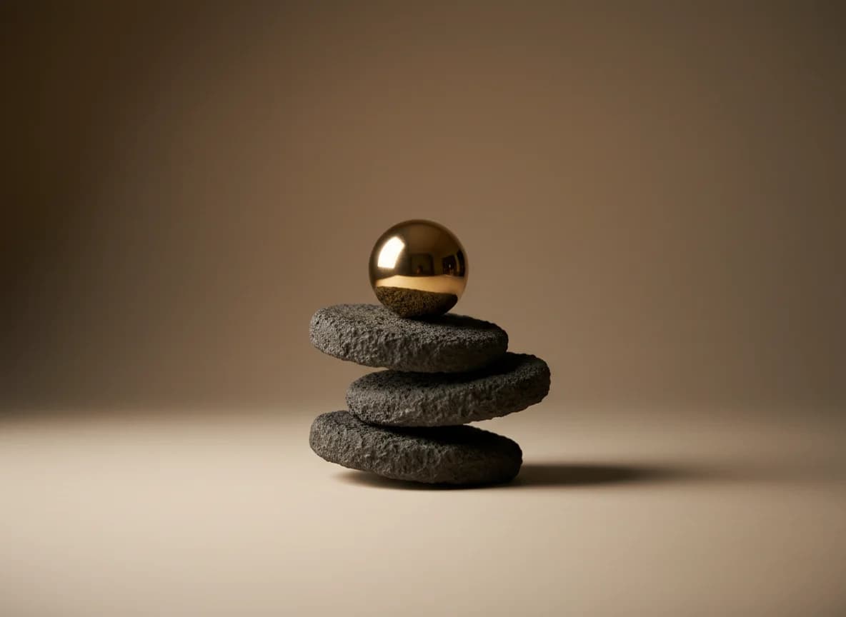 Chiropractors: the problem, as a studio still life in brass and stone