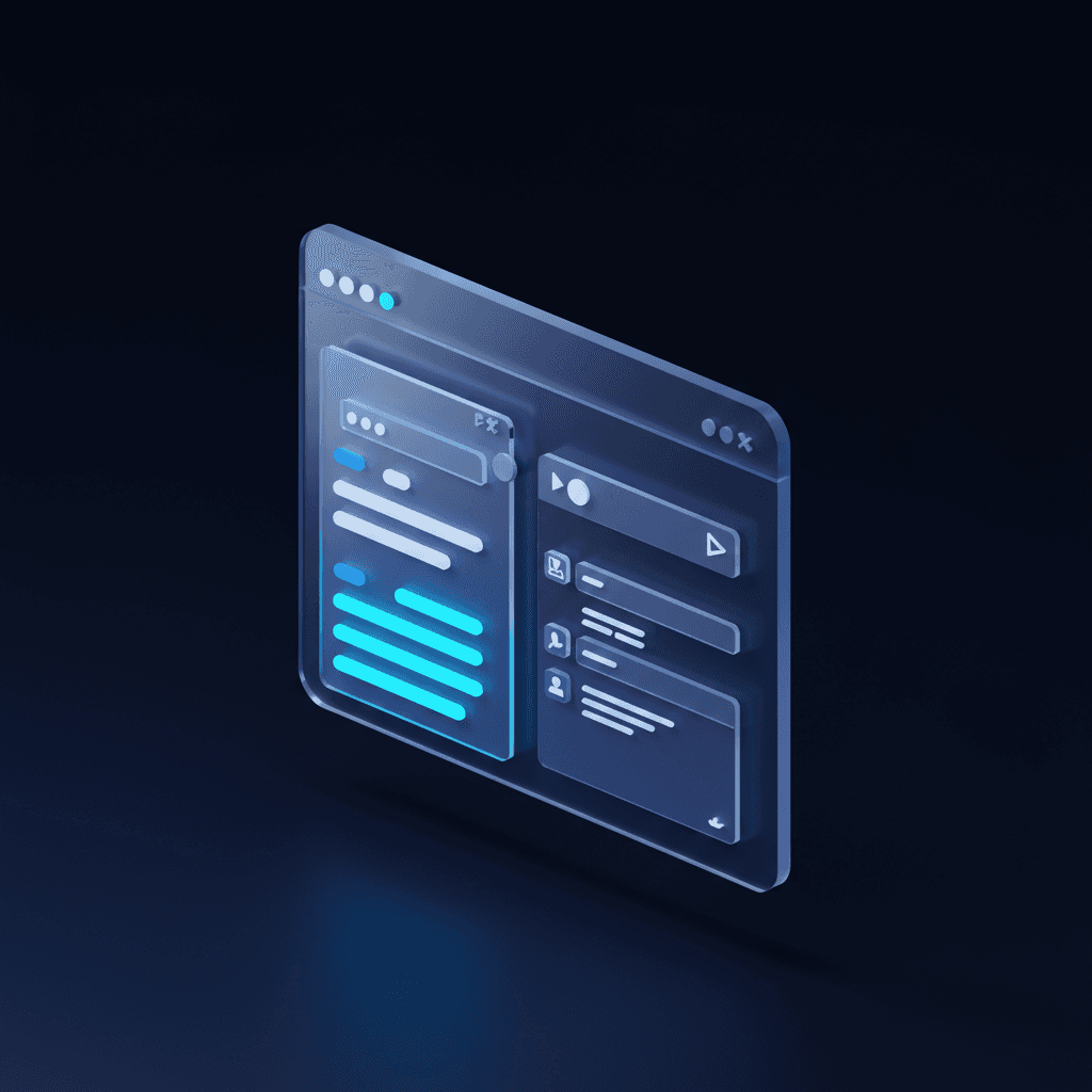 Isometric illustration of web design and development for conversion