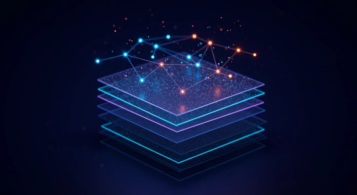 B2B data, layered data planes under a live connection graph