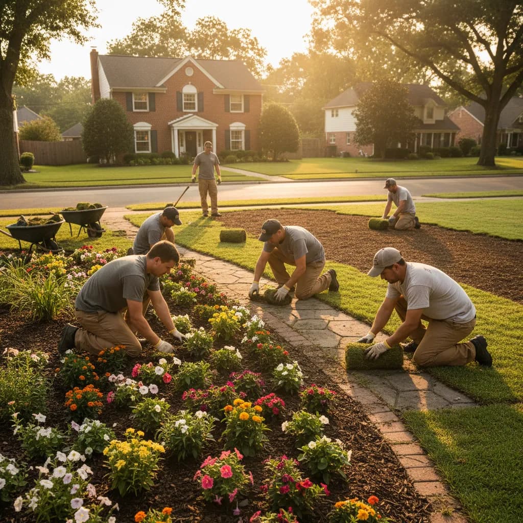 Landscaping industry visual