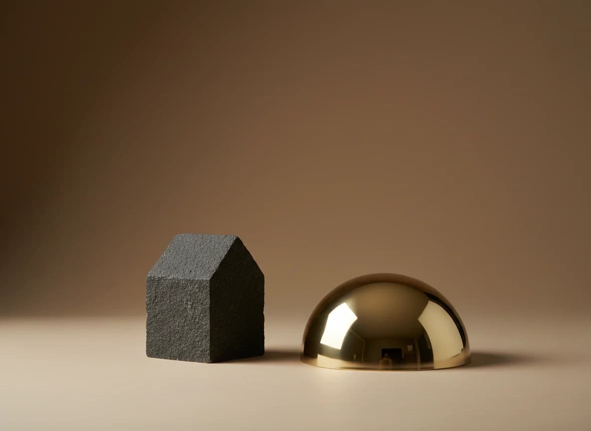Pest Control: the problem, as a studio still life in brass and stone